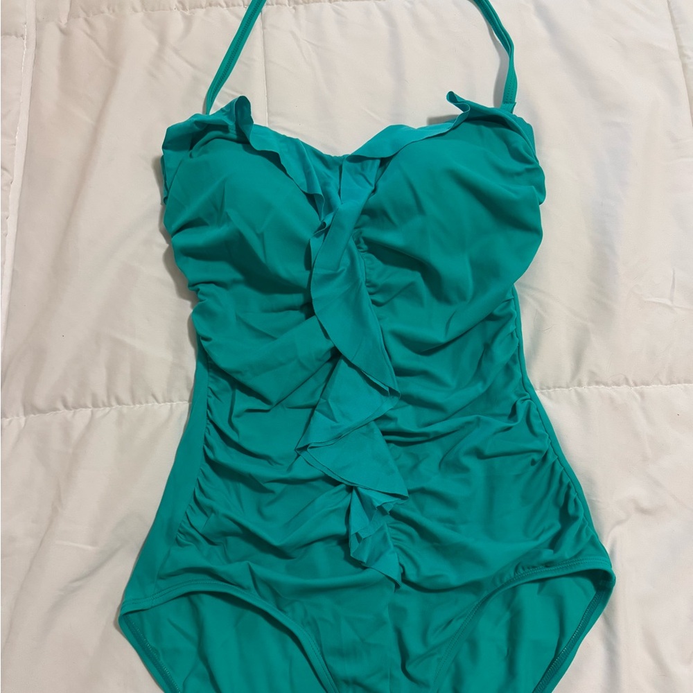 Jantzen Teal One Piece Swimsuit